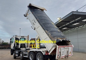 Camions bennes d'occasion Renault C440 Tipper 8X4 à transmission automatique, moteur diesel, conduite à gauche, Euro 6, avec grue de chargement - Product Image 5