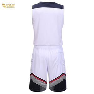 Tenues de basket-ball personnalisées de haute qualité, ensemble maillot et short, respirant, séchage rapide, antibactérien, anti-UV, vêtements de sport grande taille - Product Image 5