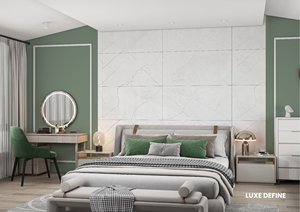 Carreaux de sol muraux en porcelaine 600x1200 Matt Carving Endless Premium 24x48 Texture sculptée Carreaux de grand format Designs d'exportation durables - Product Image 6