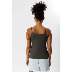 Haut extensible à fines bretelles 100% coton pour tous les jours - Product Image 5