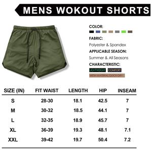 Pantalones cortos de entrenamiento de gimnasio para hombre al por mayor de OEM pantalones cortos de chándal para correr de gran tamaño - Product Image 5