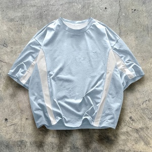 เสื้อยืดโอเวอร์ไซส์ลายกราฟิกคุณภาพสูง สไตล์สตรีทแฟชั่นฤดูร้อน ผ้าฝ้ายพิมพ์ลาย ทรงหลวม ใส่ได้ทั้งชายและหญิง เสื้อยืดลำลองแฟชั่นสำหรับผู้ชาย - Product Image 1