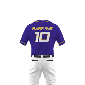 Derniers uniformes de baseball personnalisés, vêtements de sport en polyester, logo personnalisé imprimé, ensemble de maillot et de pantalon en sublimation, équipement de baseball personnalisable - Product Image 6