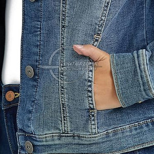 Veste en jean pour femmes fabriquée au Pakistan Dernière conception Prix raisonnable Vêtements pour jeunes Vestes en jean pour femmes Jeans de service OEM - Product Image 4