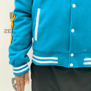Chaqueta de lona bomber de talla grande para hombre 100% algodón con capucha impermeable transpirable a prueba de viento Varsity College Baseball Street Style - Product Image 5