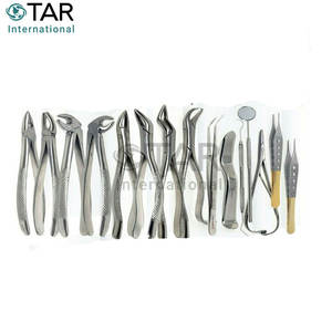 Juego de 35 Piezas de Instrumental Médico Profesional para Cirugía Dental Oral, Elevadores y Fórceps para Extracciones Dentales - Product Image 2