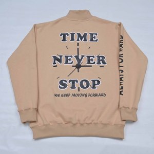 Pull en polaire à col montant mi-zippé pour homme, de haute qualité, décontracté, tendance, avec logo personnalisé brodé, coupe régulière, thermique, OEM 100% - Product Image 3