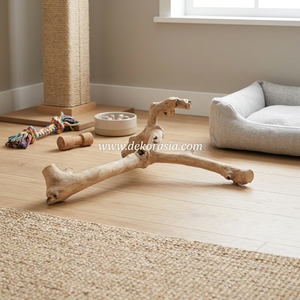 Perchoir en spirale en bois de liane naturelle pour oiseaux, branche d'escalade pour reptiles, jouet pour animaux de compagnie, décoration suspendue marron, Asie - Product Image 6