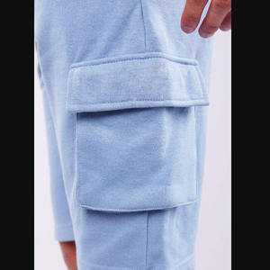 Pantalones Cortos Casuales de Verano para Hombre de Alta Calidad, 100% Algodón, Logotipo Frontal, Cintura Elástica, Transpirables - Product Image 2