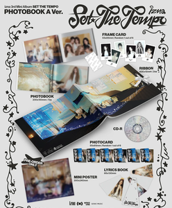 อิซนา เซ็ต เดอะ เทมโป มินิอัลบั้มชุดที่ 3 [โฟโต้บุ๊ค เวอร์ชั่น A] ซีดี & โฟโต้บุ๊ค โฟโต้การ์ด การ์ดเลนติกูลาร์ สติ๊กเกอร์ (METRONOME) เคป๊อป เกาหลี - Product Image 2