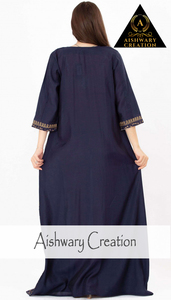 Venta al por mayor 100% algodón túnica Midi Vestidos para mujeres estampado geométrico cuello cuadrado corte suelto Casual Vintage sostenible transpirable - Product Image 2