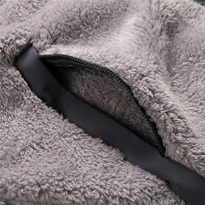 "Chaqueta de forro polar Premium para hombre con cremallera completa y Capucha ajustable, suave y cálida para senderismo en climas fríos y deportes al aire libre" - Product Image 5