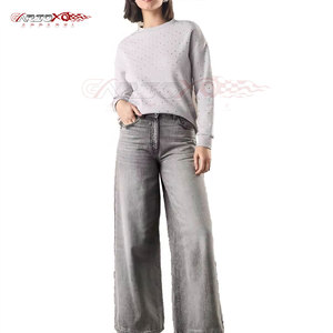 Sudadera Casual con Pedrería para Mujer, Invierno y Otoño, Tejida, Transpirable, Antiarrugas, Cuello Redondo, Detalles Brillantes, a la Moda - Product Image 4