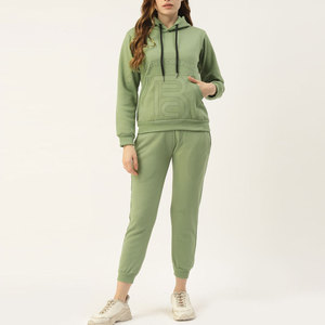 Nueva llegada de las mujeres Chándal Fitness Gimnasio Deportes Sudadera y Jogger Set Chándal de alta calidad - Product Image 1