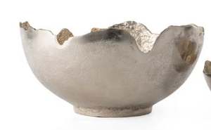 Grand bol de table en métal fait à la main couleur dorée décoratif Bol de service alimentaire Bol à fruits pour service de cuisine à domicile - Product Image 5