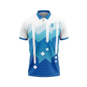 เสื้อกีฬาคริกเก็ตเสื้อเจอร์ซีย์แห้งเร็วน้ำหนักเบาออกแบบได้ตามต้องการชื่อโลโก้สโมสร - Product Image 4