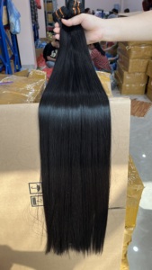 Cheveux naturels 15 cm de longueur pour cheveux lisses, Super soyeux et brillants, origine humaine - Product Image 3