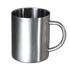 Factory Wholesale High Quality Mug Beer Drink Milk Roll Side With Handle Silver Single Wall Discount Stainless Steel Mug - Product Image 1