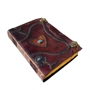 วารสารหนังวินเทจ hocus หนังสือคาถาของขวัญตกแต่งวันฮาโลวีนวารสารหนังการเขียนหนังสือเงา - Product Image 1