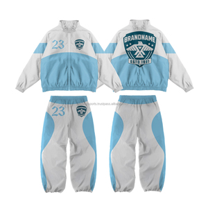 Conjunto cortavientos de alta calidad con logotipo personalizado de talla grande, conjunto impermeable de nuevo diseño para hombre, chándales cortavientos, conjunto cortavientos - Product Image 1