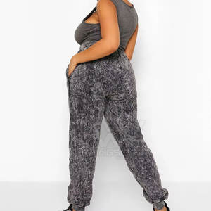 Venta al por mayor de ropa de moda para mujer, pantalones lavados con ácido, ropa de calle de alta calidad, pantalones lavados con ácido para mujer - Product Image 4