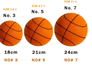Balón de Baloncesto de Espuma PU Silencioso, Balón Antiestrés Suave, Juguete de Entrenamiento en Interiores para Niños y Adultos - Product Image 3