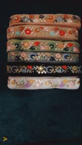 Tissu de dentelle brodé personnalisé de luxe 3D, options perlées ou pailletées pour mariage, robes de soirée et projets de bricolage textile - Product Image 2