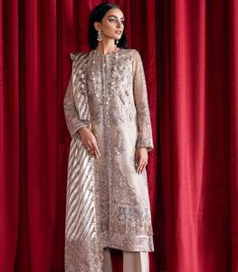 Vestido de diseñador paquistaní de alta calidad para mujer, traje de Salwar indio, pijama Kurti, ropa de fiesta, ropa informal, hermoso vestido de WS INTL419 - Product Image 3