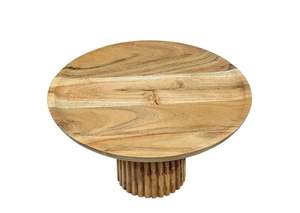 Soporte de pastel de madera natural único uso boda hogar hotel restaurante fiesta exportación alta calidad venta directa de fábrica - Product Image 6