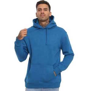 Men's High Quality Cotton Blended French <b>Terry</b> Oversized Pullover Hoodie Custom Thermal DTG Hoodie - Product Image 2