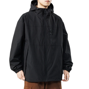 Abrigos de hombre con servicio OEM, chaqueta para correr personalizada, bombardero bordado de satén, chaqueta cortavientos de béisbol para correr para hombre - Product Image 4