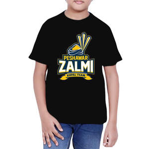 Camiseta Peshawar Zalmi para Niños - Negra - Product Image 1