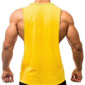Camiseta Deportiva de Verano para Hombre, de Alta Calidad, sin Mangas, para Gimnasio, de Algodón y Poliéster, de Secado Rápido, Personalizable - Product Image 3