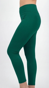 Leggings Deportivos de Cintura Alta Color Verde Esmeralda para Mujer, Pantalones de Yoga y Fitness Personalizados OEM - Product Image 5