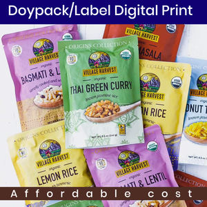 Custom Graphic Design <b>Zip</b> Lock Stand-up <b>Pouch</b> Low Quantity Digital Printing Packaging Bag - Product Image 1