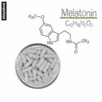 Kapsul tidur Vegan Melatonin murni | Suplemen Melatonin untuk dewasa | Non-gmo, Bebas Gluten