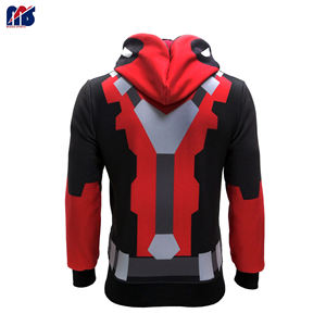 เสื้อฮู้ดมีซิปสำหรับผู้ชาย,เสื้อฮู้ดแบบซิปหน้าซิปหน้าแบบเต็มตัวใส่โลโก้ได้ตามต้องการ - Product Image 6