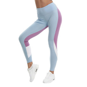 Transpirable sublimación e impreso gimnasio Fitness mujer Legging personalizado Spandex Nylon secado rápido cintura alta Color sólido mujer Legging - Product Image 1