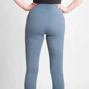 Top vente femmes Sport Push Leggings taille élastique pantalons d'entraînement de gymnastique avec motif solide taille moyenne Yoga Leggings pour Fitness - Product Image 3