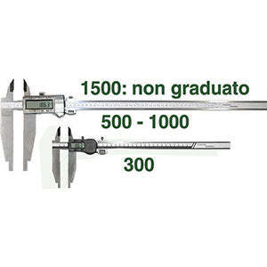 Stainless Steel Dial Caliper with Micrometer Screw and Tips 500 Plastic Material-3748D 500 - Product Image 1