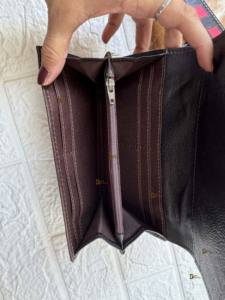 กระเป๋าถือคลัทช์หนังวัวปักลายสไตล์วินเทจสุดหรูเครื่องมือช่างกันน้ำสลักขนสัตว์ตัดอเนกประสงค์สำหรับผู้หญิง - Product Image 6