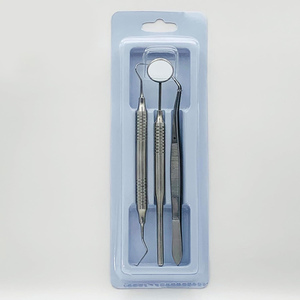 Manual Dental Surgical Instruments 3 Pcs Dental Pick Tools Set Plaque Remover Scaler <b>Teeth</b> <b>Whitening</b> Cleaning Oral Care <b>Kit</b> - Product Image 5