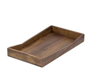 Plateau de service en bois rectangulaire de luxe plateau décoratif imprimé pour la vaisselle et les collations alimentaires de qualité supérieure plateaux de service au café - Product Image 3