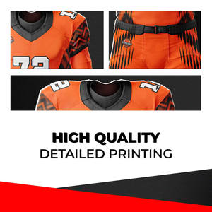 2025 personalizado clásico uniforme de fútbol americano de manga corta OEM ODM Venta de servicio al por mayor - Product Image 3