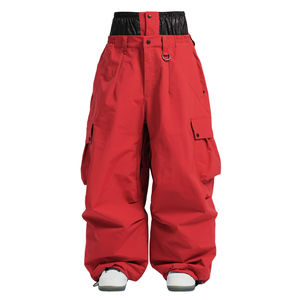 Fabricación de ropa personalizada Pantalones de nieve Pantalones holgados cortavientos Pantalones impermeables para mujeres Pantalones de hombre Rayas curvas rectas - Product Image 6