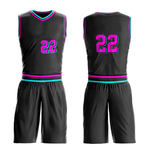 Vente en gros d'uniforme de basket-ball imprimé sur mesure Vêtements de sport respirants à séchage rapide de haute qualité sans manches de grande taille - Product Image 1