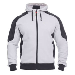 Plain Thick 500gsm Boxy Blank Hoodie Mens Cotton Oversized Fleece Custom Hoodie Manufacturer Heavyweight <b>Cropped</b> <b>Zip</b> <b>up</b> Hoodie - Product Image 5