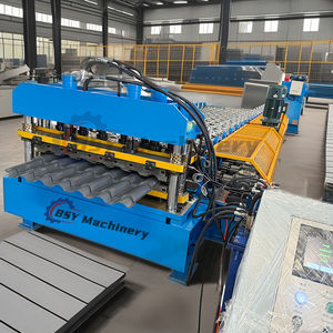 Máquina de Prensagem de Telhas Esmaltadas Totalmente Automática, Máquina Automática de Formação de Telhas Esmaltadas Trapezoidais a Frio 800 - Product Image 1