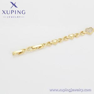 X000452980 xuping gioielli coreano Pop Design romantico a forma di cuore diamante regalo per la <span class=keywords><strong>festa</strong></span> della <span class=keywords><strong>mamma</strong></span> braccialetto - Product Image 5