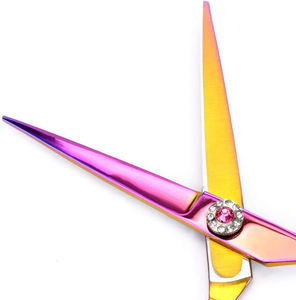 Tijeras de adelgazamiento de peluquero Makas profesionales, juego de tijeras de peluquería, tijeras de corte de pelo de salón con mango de acero, herramienta de belleza - Product Image 3